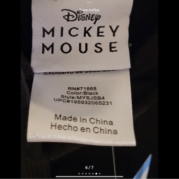 Mickey Mouse Disney Hoodie - Picture 6 of 7